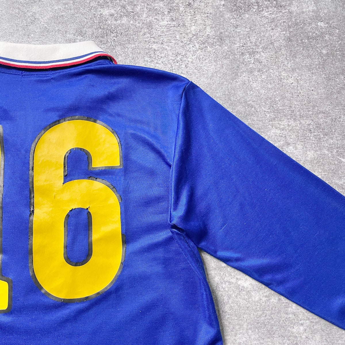 【正規選手支給品1985-1987 adidas 横浜fマリノス前身 日産自動車サッカー部 home L/S shirt】