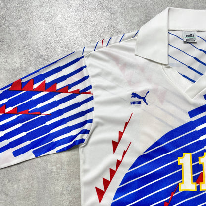 【正規品1993 PUMA 日本代表 away L/S KAZU #11】