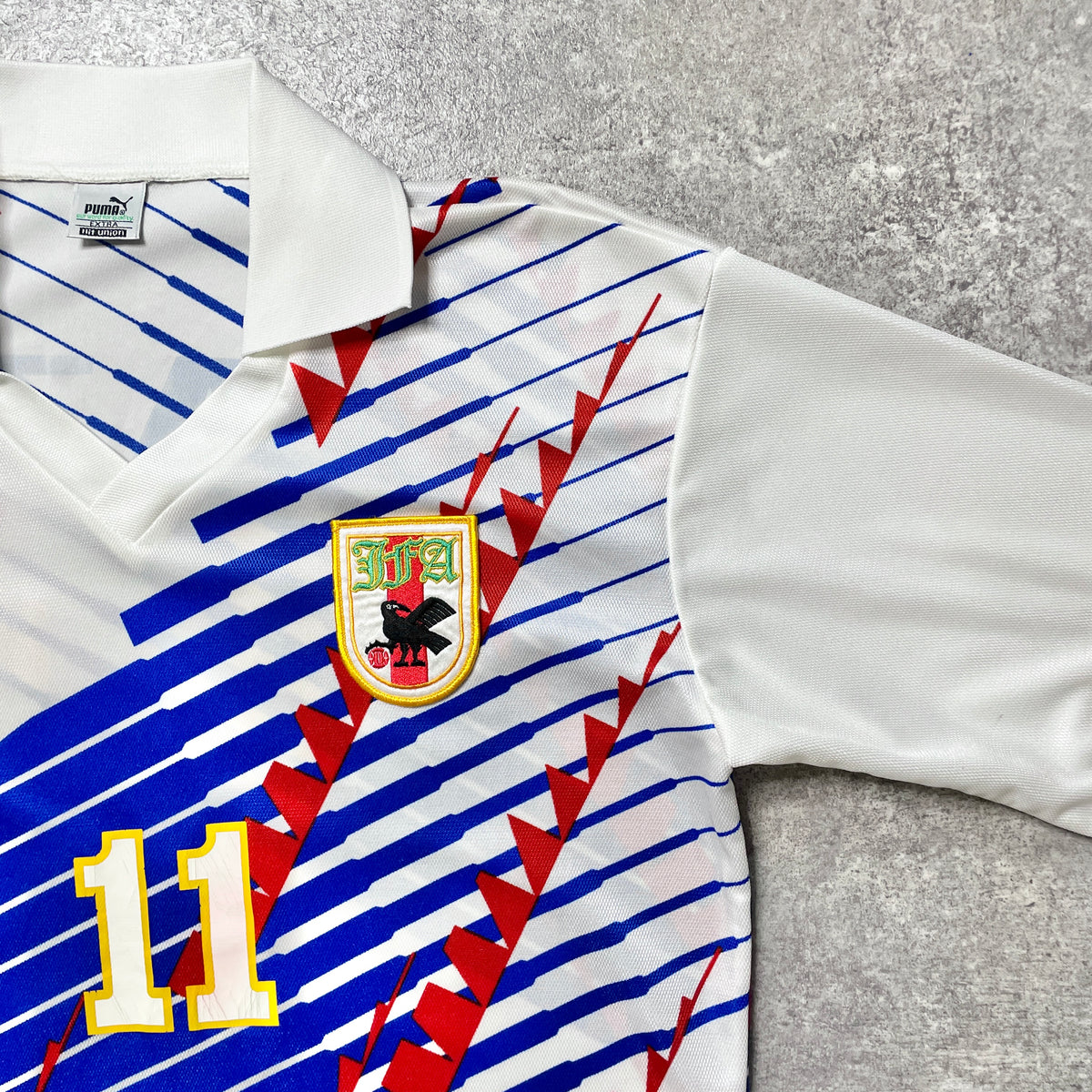 【正規品1993 PUMA 日本代表 away L/S KAZU #11】