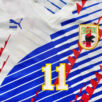 【正規品1993 PUMA 日本代表 away L/S KAZU #11】
