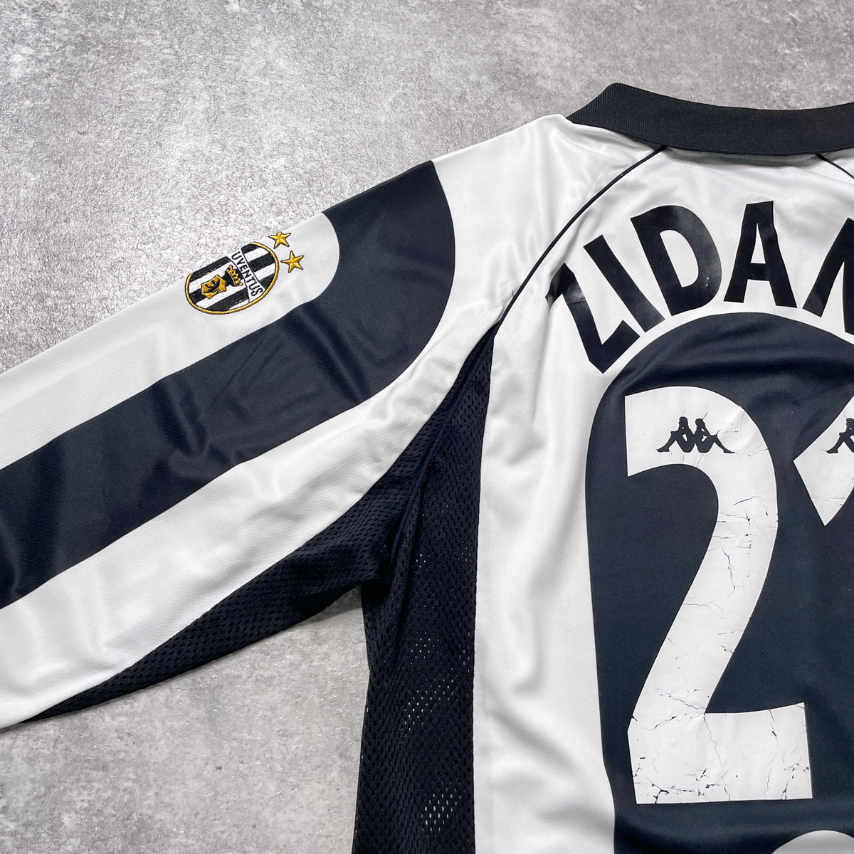 【正規品1997-1998 Kappa Juventus home L/S ZIDANE #21】