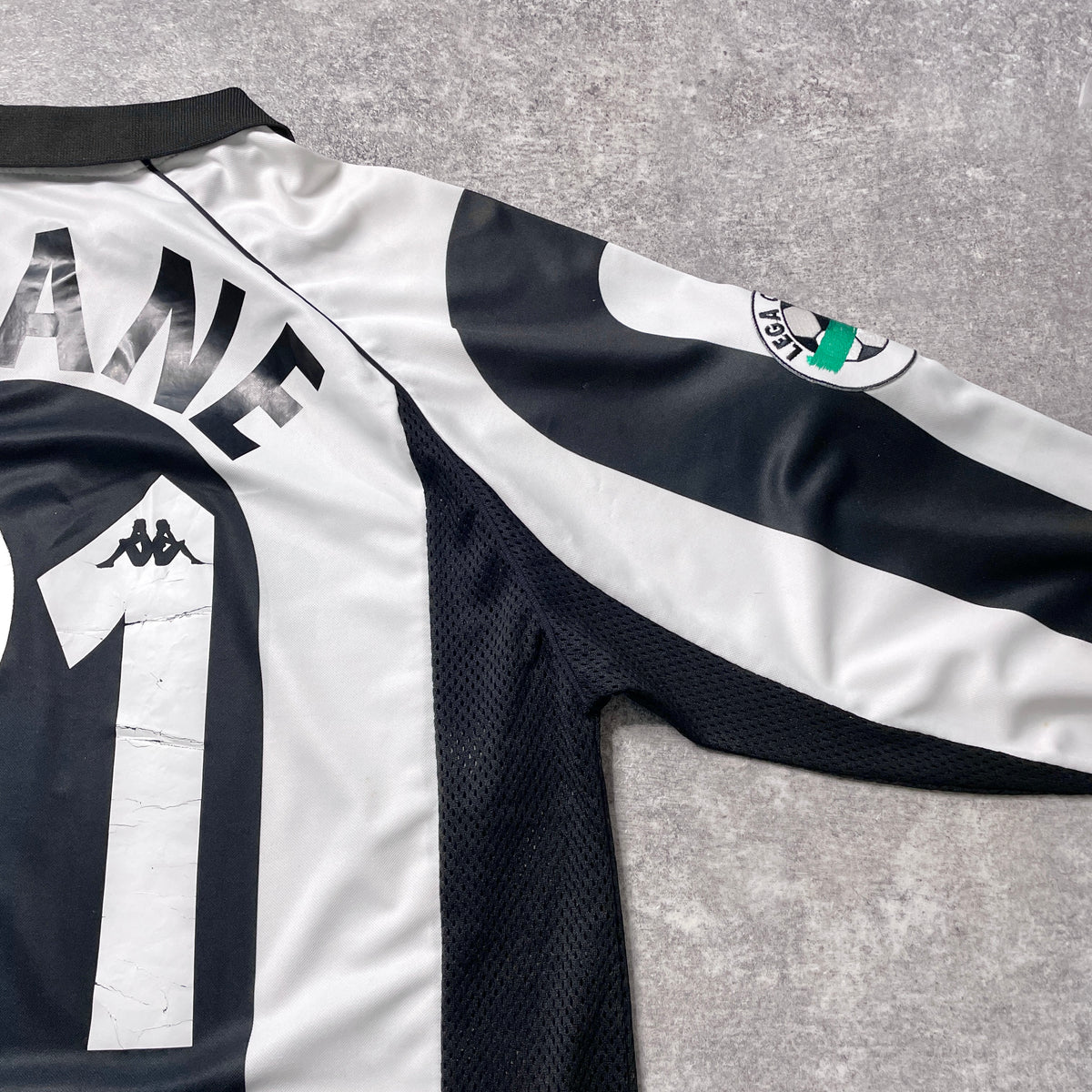 【正規品1997-1998 Kappa Juventus home L/S ZIDANE #21】
