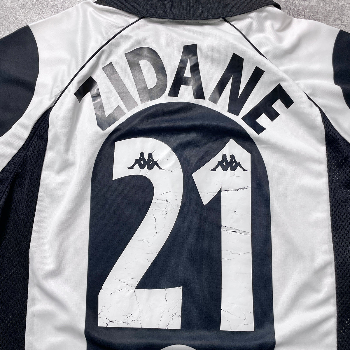 【正規品1997-1998 Kappa Juventus home L/S ZIDANE #21】