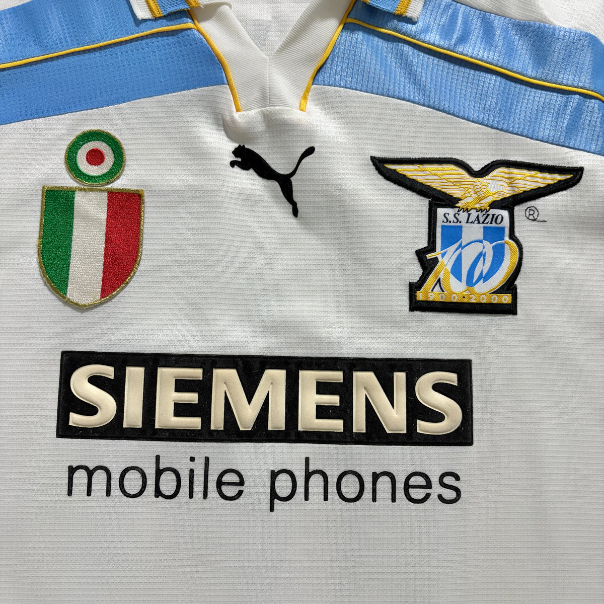 【正規品2000-2001 PUMA Lazio Centenary L/S NEDVED #18】