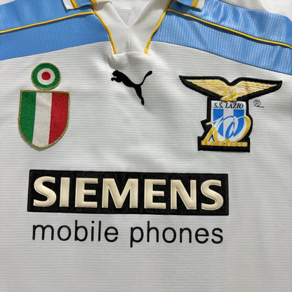 【正規品2000-2001 PUMA Lazio Centenary L/S NEDVED #18】