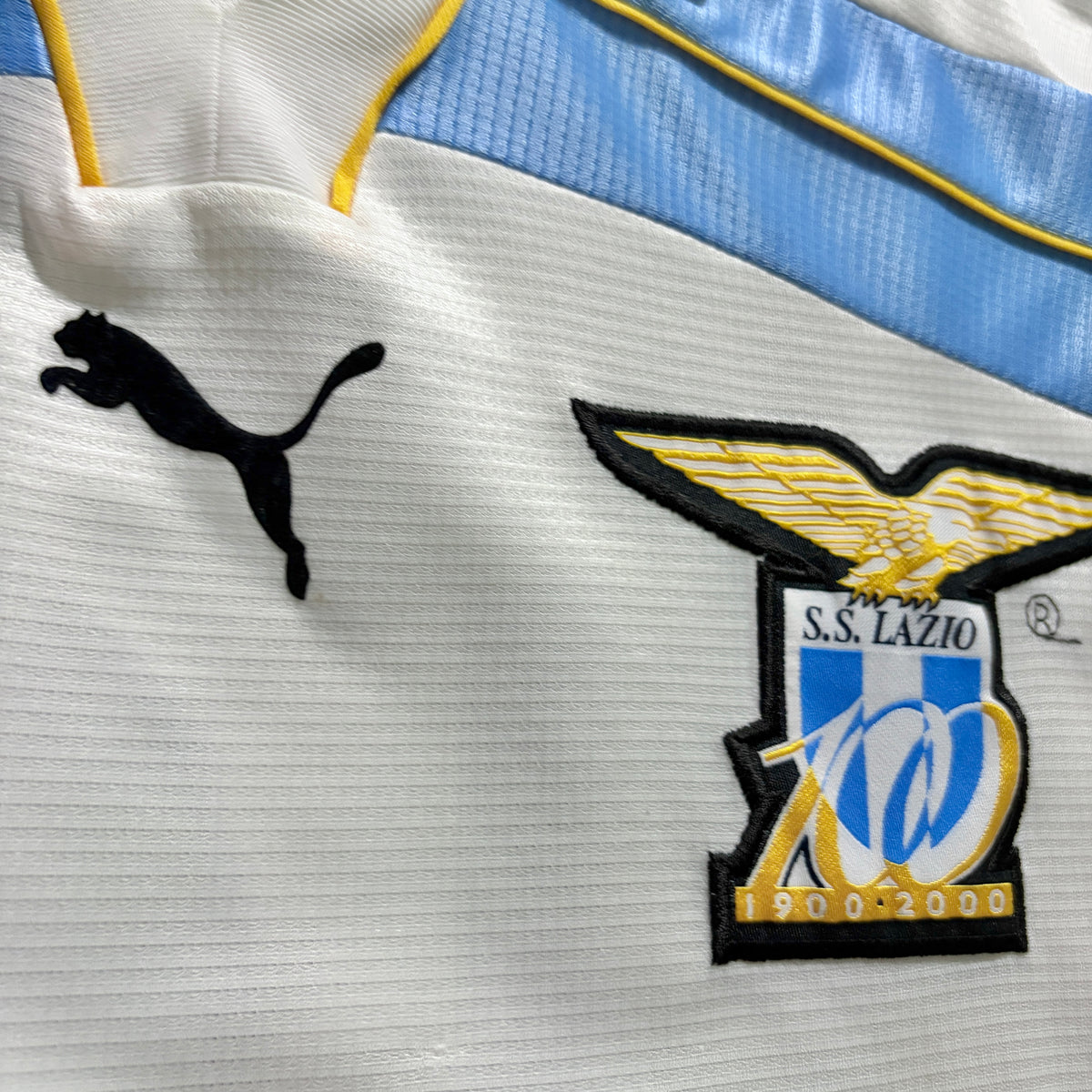 【正規品2000-2001 PUMA Lazio Centenary L/S NEDVED #18】