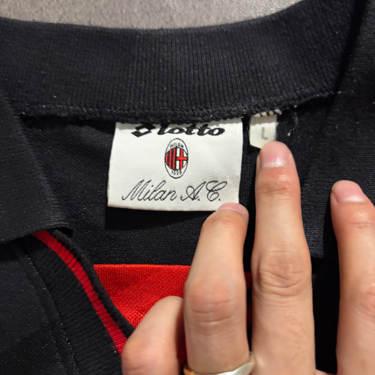 【正規品1996-1997 Lotto AC Milan 3rd shirt】