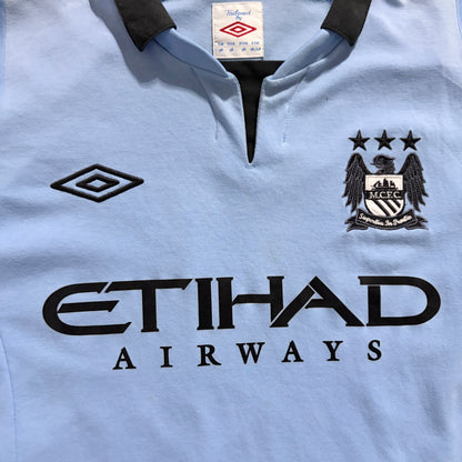 【正規品2012-2013 UMBRO Manchester City home TEVES #32】