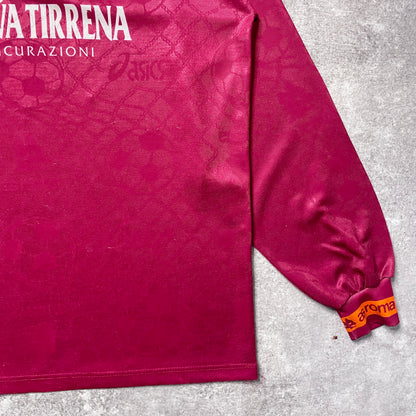 【正規品1994-1995 asics AS ROMA home L/S shirt】