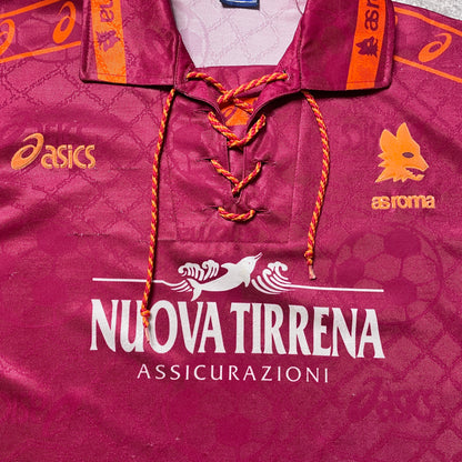 【正規品1994-1995 asics AS ROMA home L/S shirt】