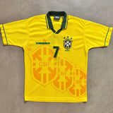 【正規品1994-1997 UMBRO Brazil home #7】