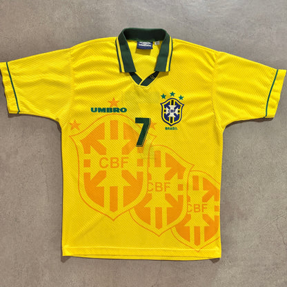 【正規品1994-1997 UMBRO Brazil home #7】