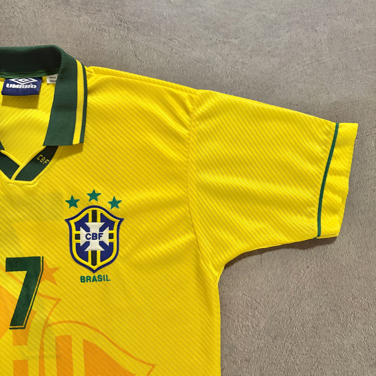 【正規品1994-1997 UMBRO Brazil home #7】
