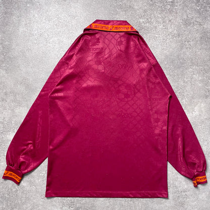 【正規品1994-1995 asics AS ROMA home L/S shirt】