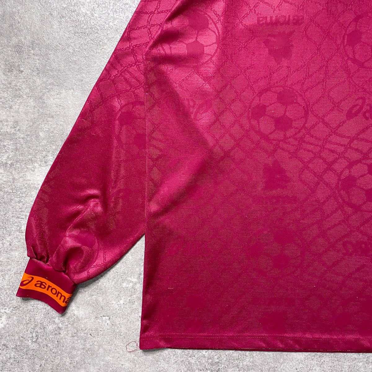 【正規品1994-1995 asics AS ROMA home L/S shirt】