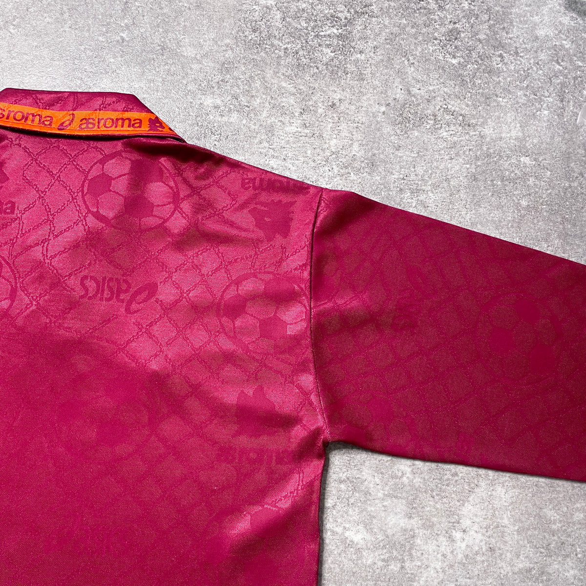 【正規品1994-1995 asics AS ROMA home L/S shirt】