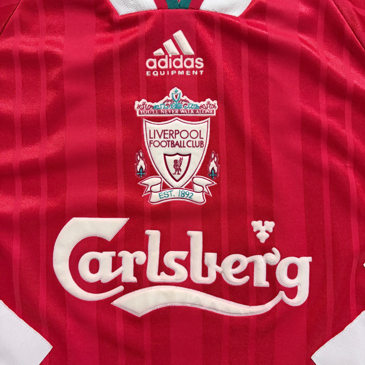 【正規品1993-1995 adidas Liverpool home shirt】