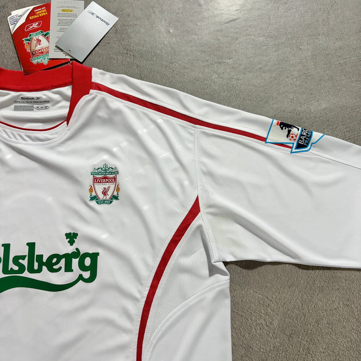 【BNWT正規品2005-2006 Reebok Liverpool away GERRARD #8】