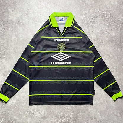 【正規品1998-1999 UMBRO Celtic away L/S shirt】