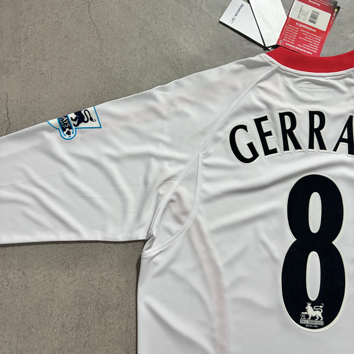 【BNWT正規品2005-2006 Reebok Liverpool away GERRARD #8】