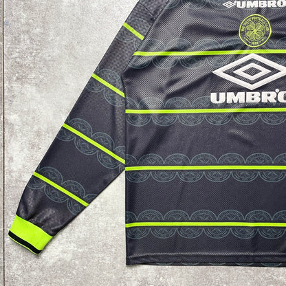 【正規品1998-1999 UMBRO Celtic away L/S shirt】