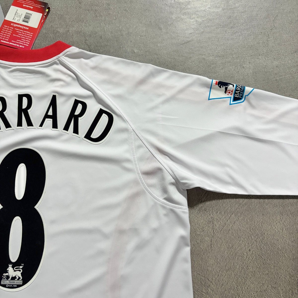 【BNWT正規品2005-2006 Reebok Liverpool away GERRARD #8】