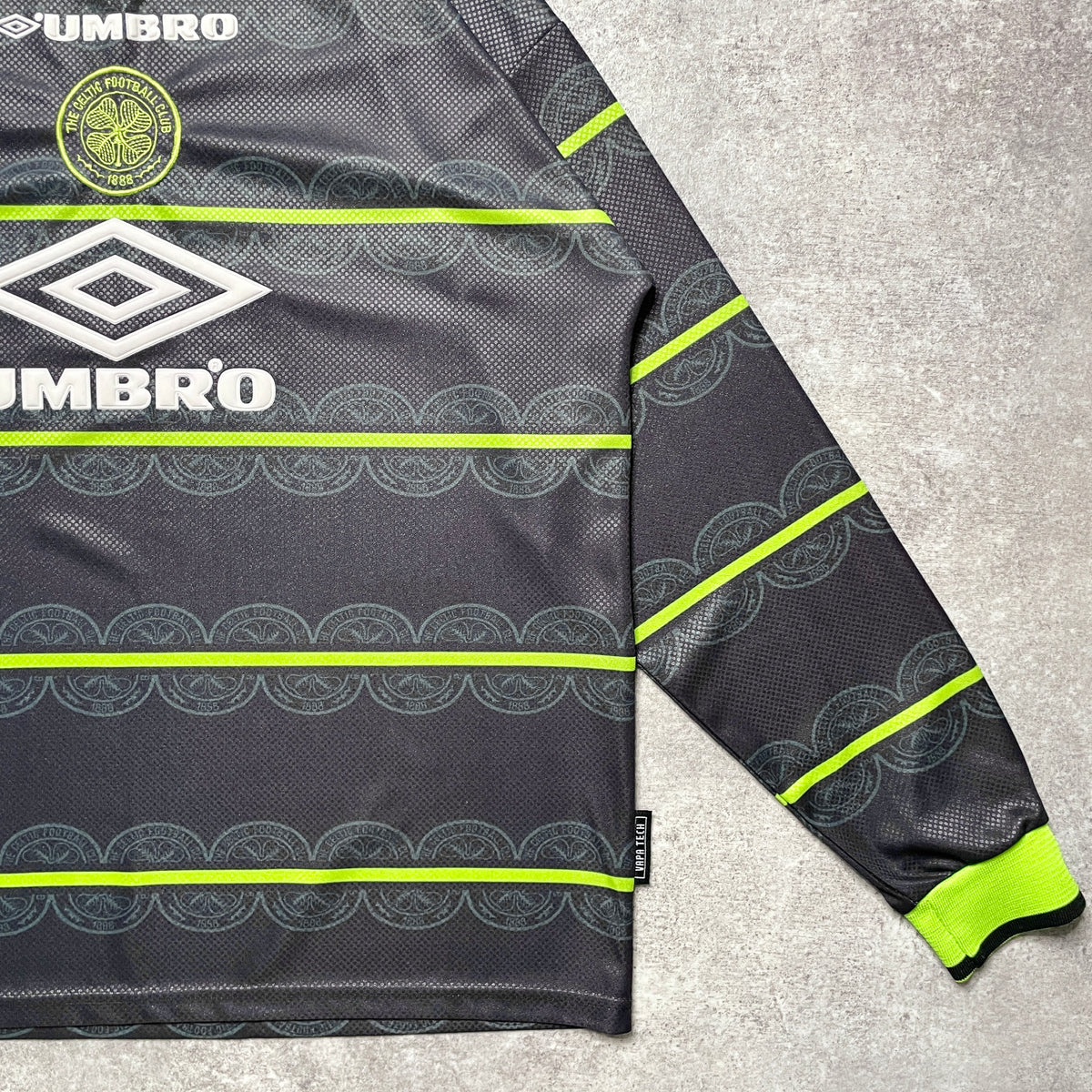 【正規品1998-1999 UMBRO Celtic away L/S shirt】