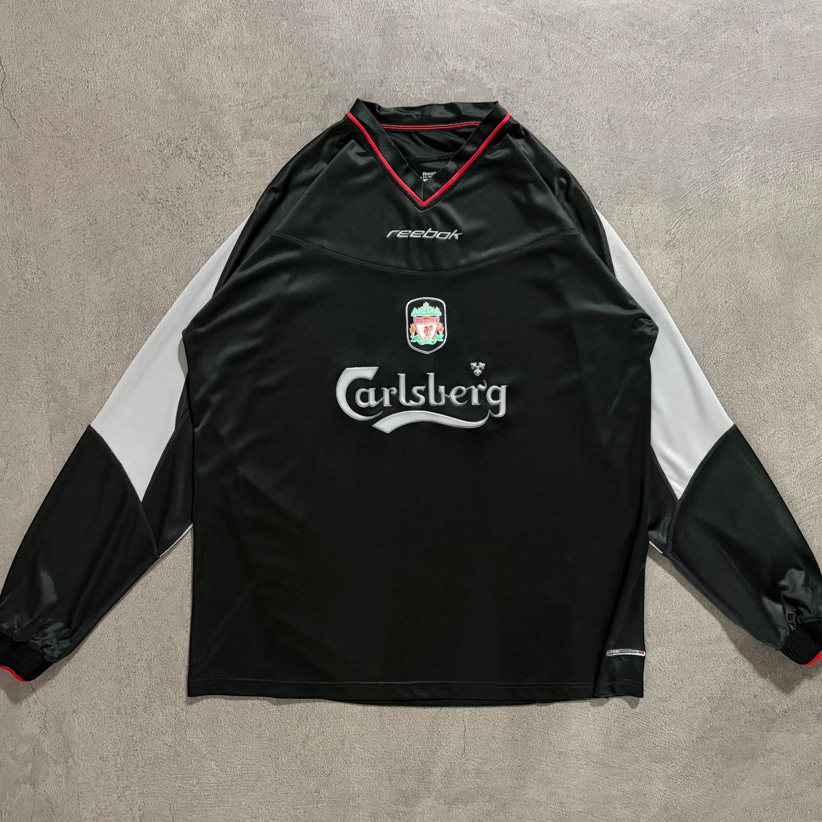 【正規品2002-2003 Reebok Liverpool away L/S shirt】