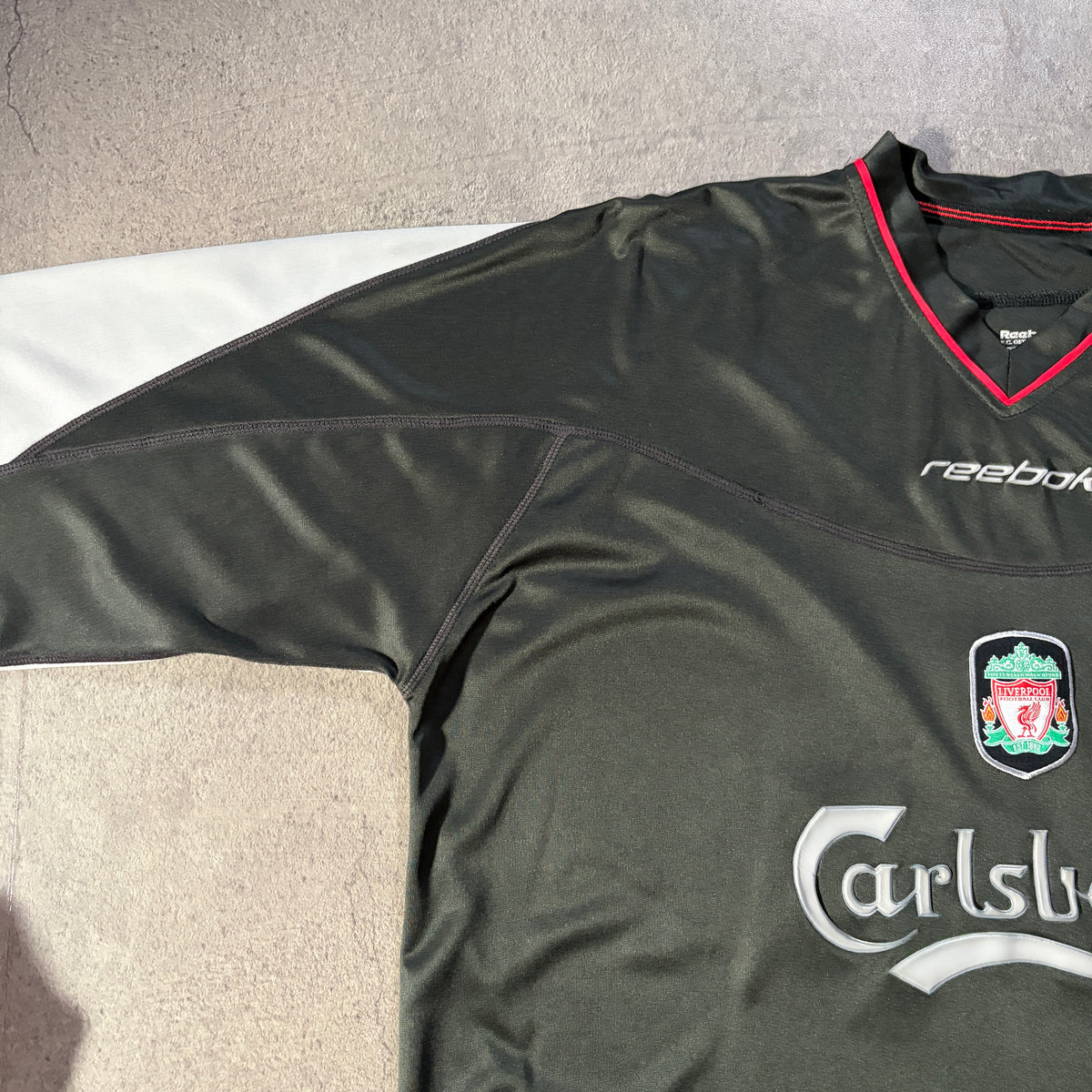 【正規品2002-2003 Reebok Liverpool away L/S shirt】