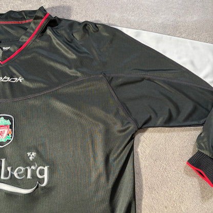 【正規品2002-2003 Reebok Liverpool away L/S shirt】