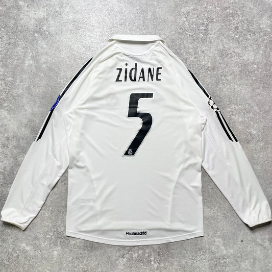 【正規品2005-2006 adidas Real Madrid home ZIDANE #5】