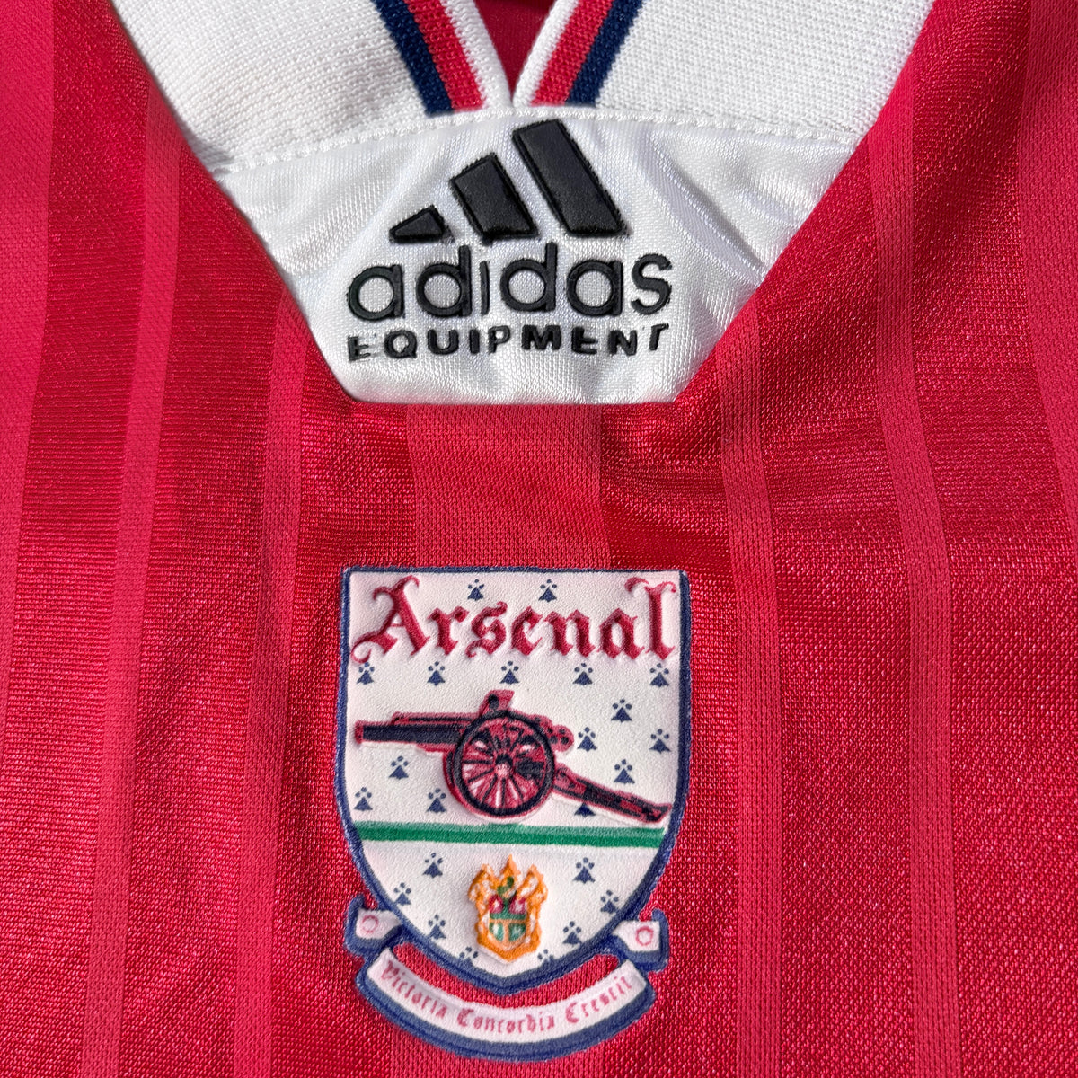 【正規品1992-1994 adidas Arsenal home shirt】