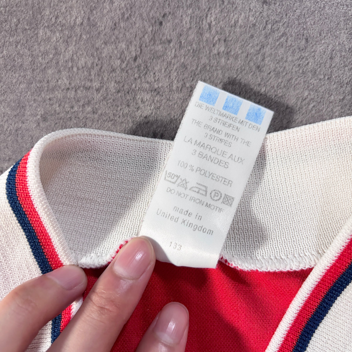 【正規品1992-1994 adidas Arsenal home shirt】