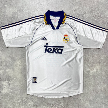 【正規品1999-2000 adidas Real Madrid home UCL決勝進出記念】