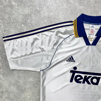 【正規品1999-2000 adidas Real Madrid home UCL決勝進出記念】