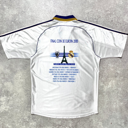 【正規品1999-2000 adidas Real Madrid home UCL決勝進出記念】
