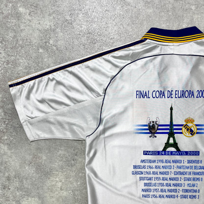 【正規品1999-2000 adidas Real Madrid home UCL決勝進出記念】