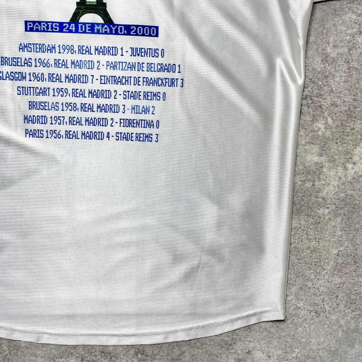 【正規品1999-2000 adidas Real Madrid home UCL決勝進出記念】