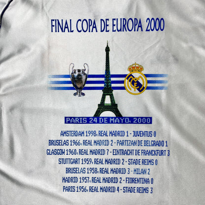 【正規品1999-2000 adidas Real Madrid home UCL決勝進出記念】