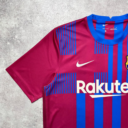 【正規品2021-2022 NIKE Barcelona home F.DE JONG #21】