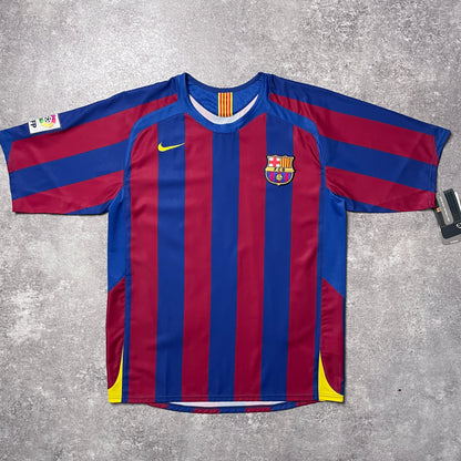 【BNWT正規品2005-2006 NIKE FC Barcelona home MESSI #19】