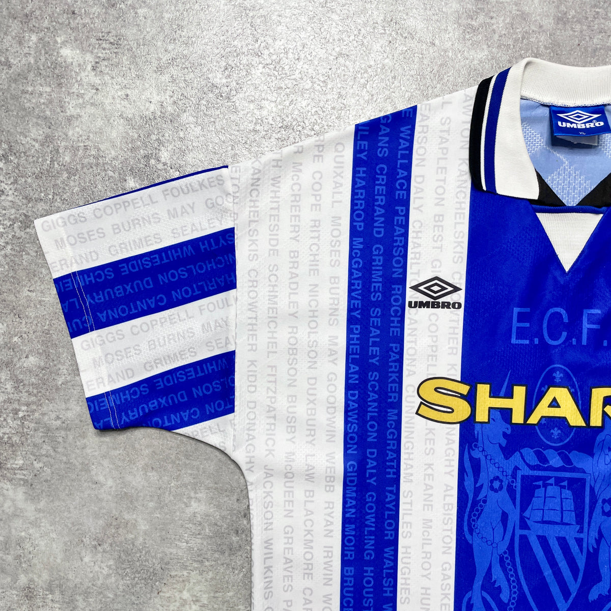 【正規品1994-1996 UMBRO Manchester United 3rd Cole #17】