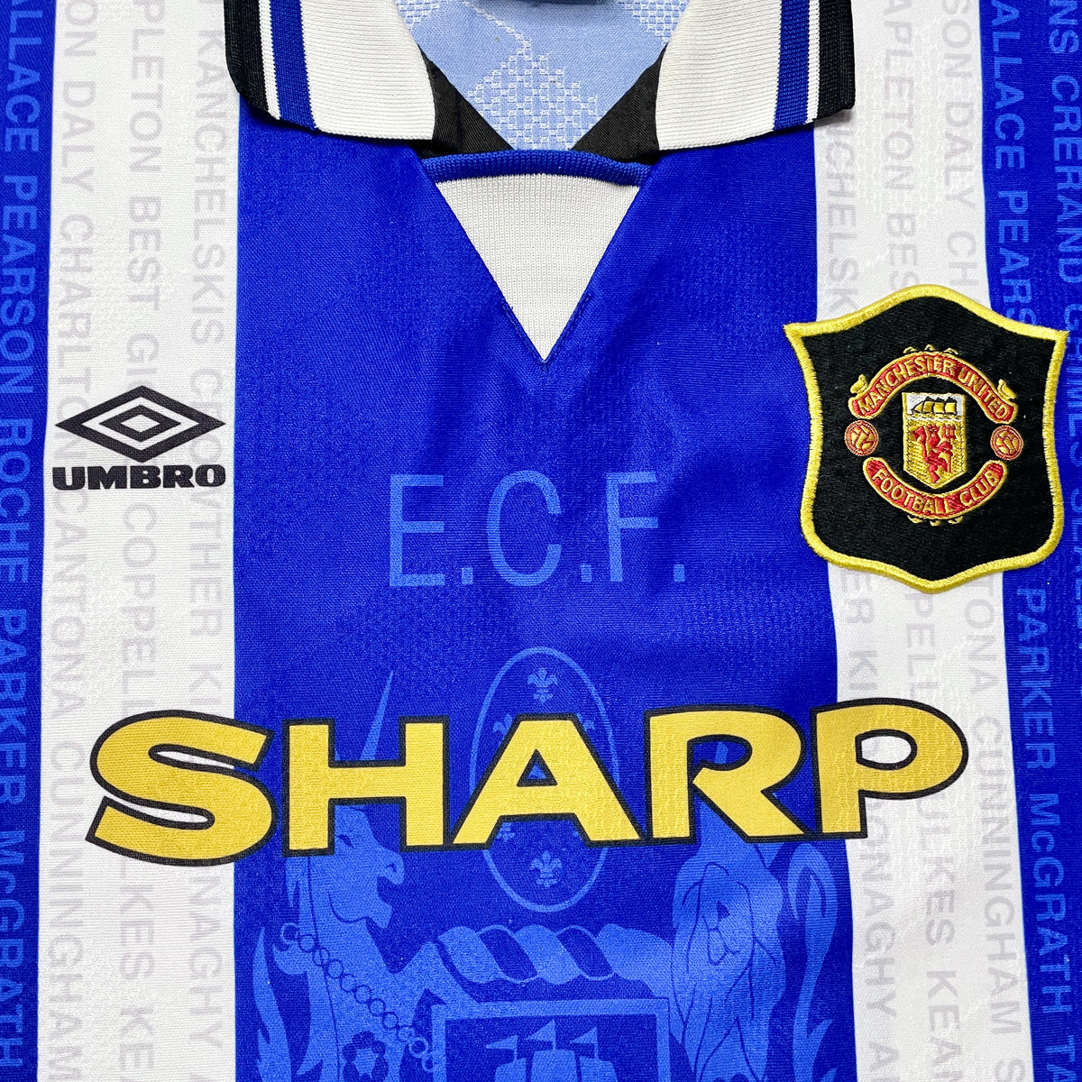 【正規品1994-1996 UMBRO Manchester United 3rd Cole #17】