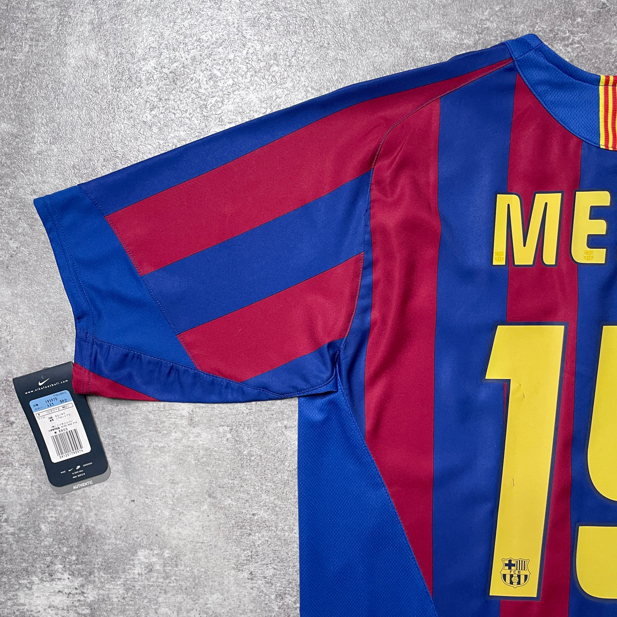 【BNWT正規品2005-2006 NIKE FC Barcelona home MESSI #19】