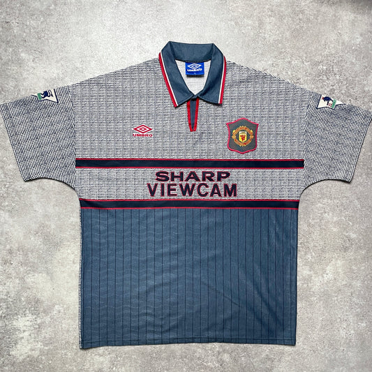 【正規品1995-1996 UMBRO Manchester United Away Cole #17】