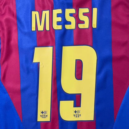 【BNWT正規品2005-2006 NIKE FC Barcelona home MESSI #19】