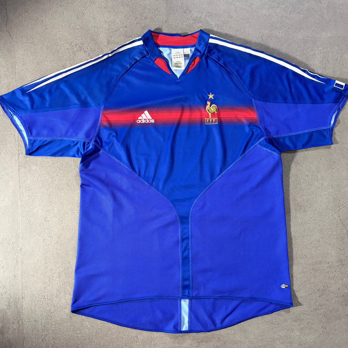 【正規品2004-2006 adidas France home shirt】