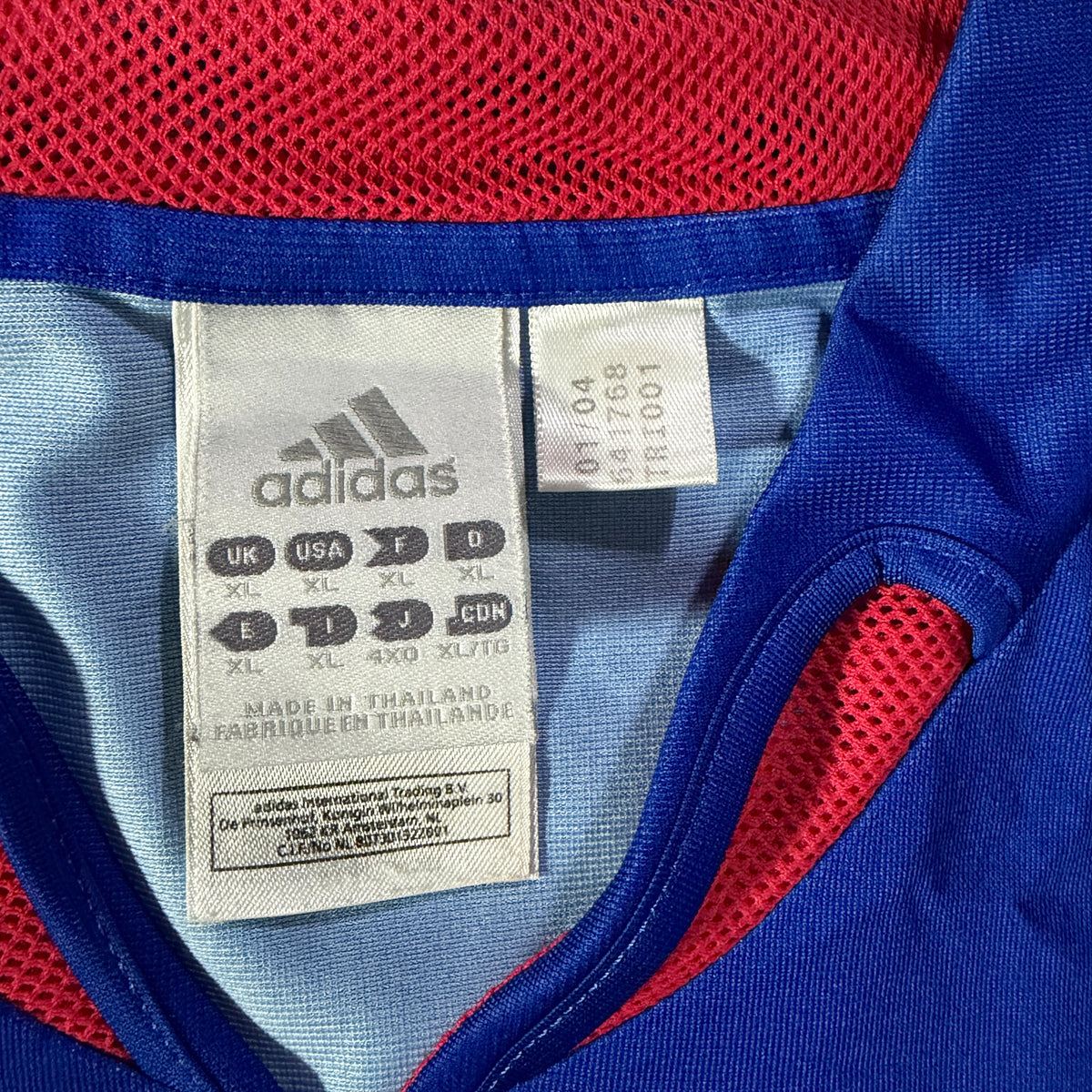 【正規品2004-2006 adidas France home shirt】