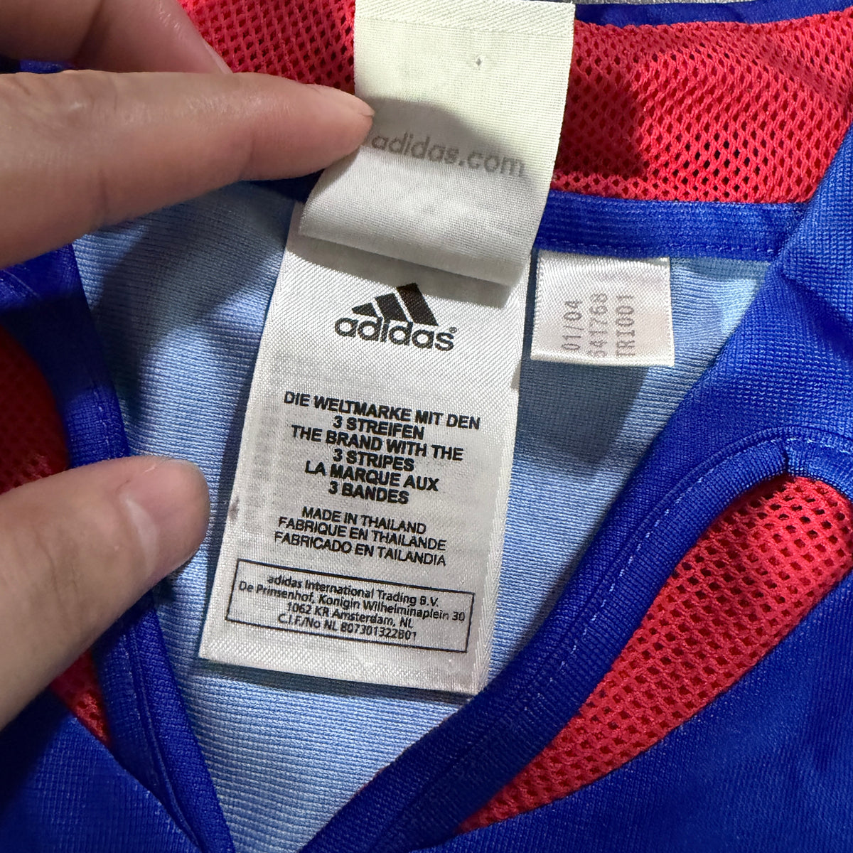 【正規品2004-2006 adidas France home shirt】