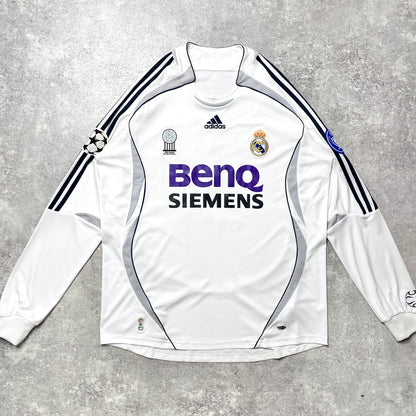 【正規品2006-2007 adidas Real Madrid home L/S RONALDO #9】